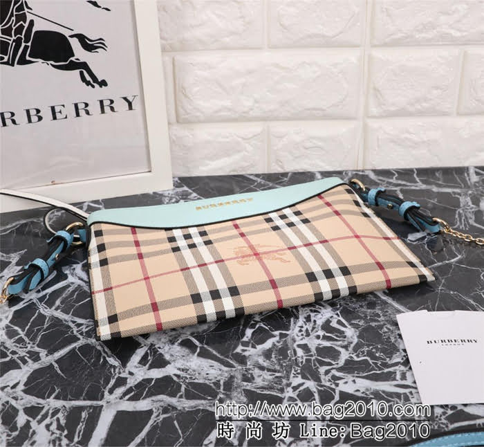 BURBERRY巴寶莉 格紋輕便手拿包 可手攜亦可肩背 39526  Bhq1263